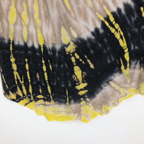 Raquel Allegra Tie Die Deep Scoop Neck Racerback  Tank Dress 2 - Picture 14 of 16